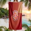 Girona FC принт Быстросохнущее пляжное полотенце Микрофибра Впитывающее Портативное Дорожное Полотенце для плавания