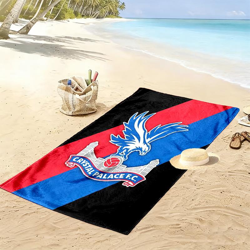Crystal Palace Print Beach Towel, Large Soft Quick Dry Towel for Beach Camping Swimming