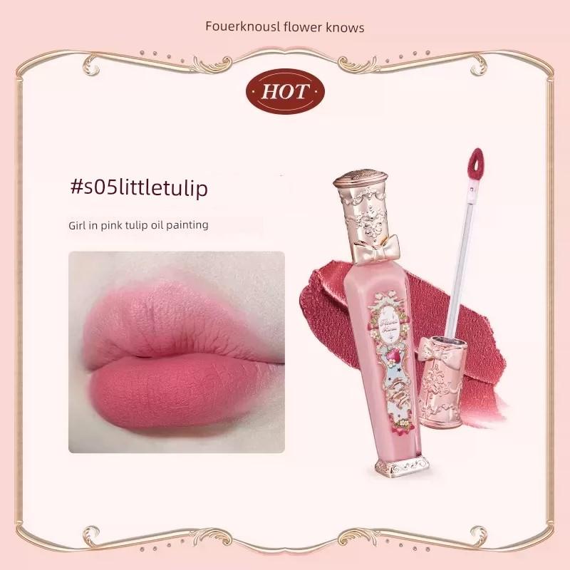 Great Price~ Flower Knows Bonnie Garden Series Shell Pearl Lip Gloss Water Glossy Lip Glaze Cloud Lip Cream Soft Mist