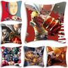 Аниме One-Punch Man Наволочка Квадратная Подушка Спальня Диван Отдых Комфортная Подушка Автомобиль Гостиная Домашний Декор
