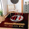 Ac Milan Customized Name Area Rug Suitable for Hallway Living Rooms Study room Foyer Antislip Carpet Office home decor