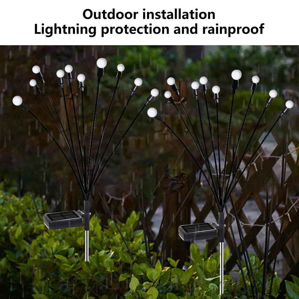 Solar Light Outdoor Waterproof Solar Garden Light Solar Starburst Swing Garden Light