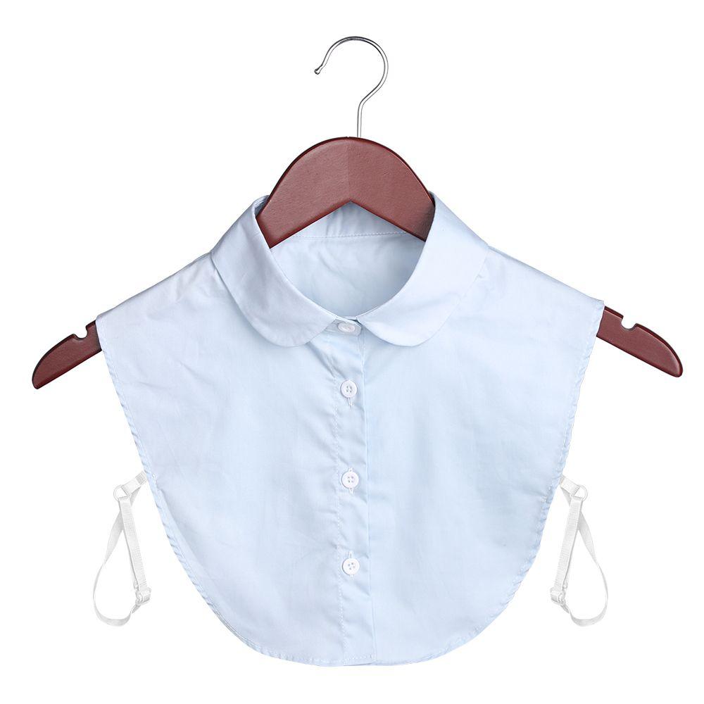 Classic Cowboy Leopard Grain Lapel Cotton Clothes Accessories Shirt Fake Collar Blouse False Collar