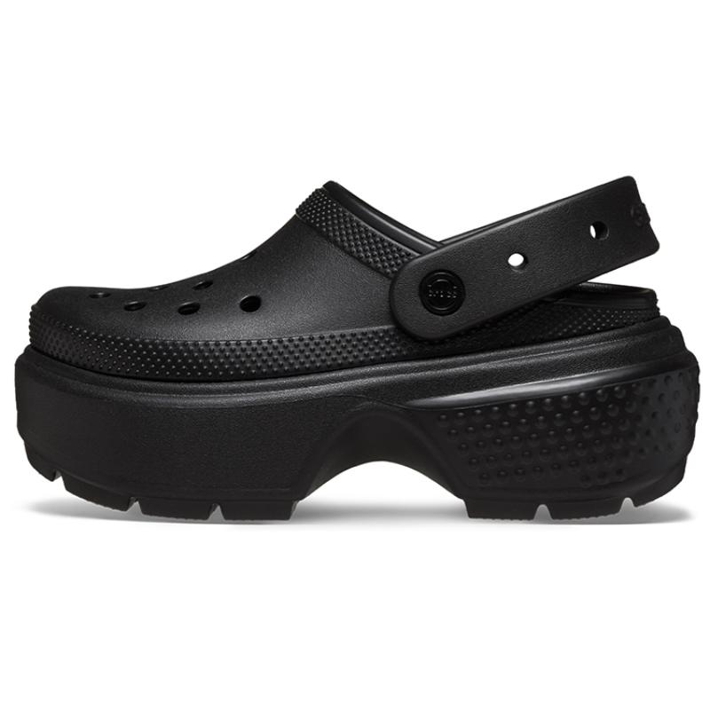 Crocs Stomp EVA Клог Stomp Зимние сандалии 5,5 см Унисекс Черный