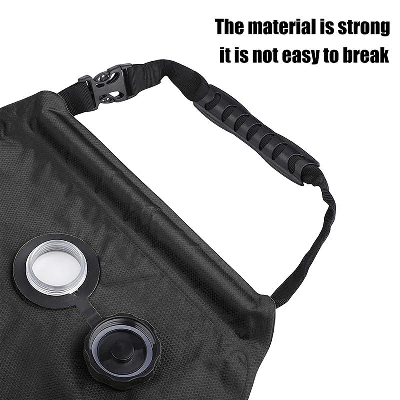 1 шт. Мешки для воды 20 л для кемпинга, пеших прогулок, солнечный душ, нагреваемый кемпинговый душ, мешок для гидратации для альпинизма, шланг, переключаемая душевая лейка