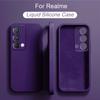 Liquid Silicone Case For Oppo Realme GT 5G GT2 Pro GT3 GT NEO 2 3 NEO2 NEO3 NEO5 SE 5 3T GT Master Edition Soft Shockproof Slim Protection Phone Cover