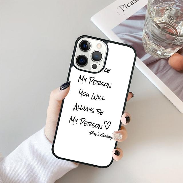 Анатомия Грейс Ты Мой Человек Чехол Для Телефона Для iPhone 17 Air 15 16 14 13 12 Pro Max 11 Pro Max Plus Coque