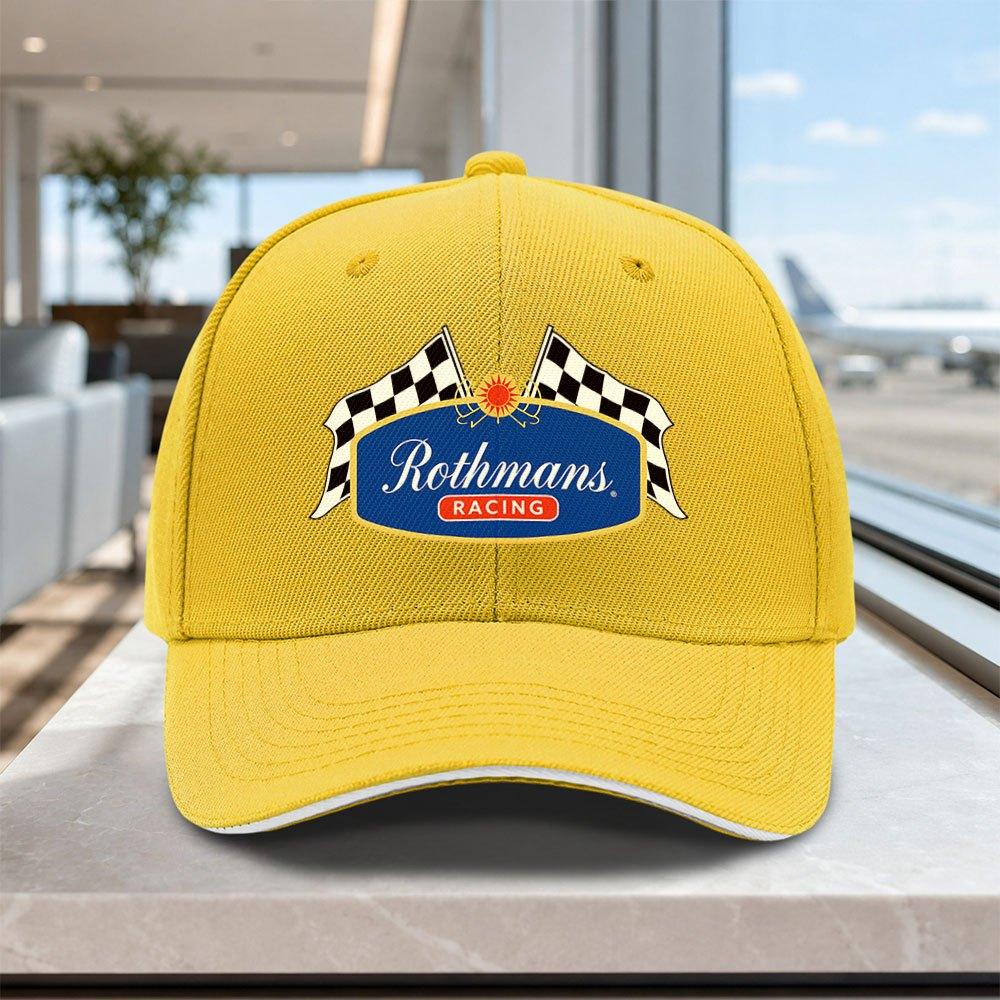 RothUnisexs Racing Adjustable Sandwich Cap Lightweight Printed Unisex Hat for Outdoor Weddings Parties