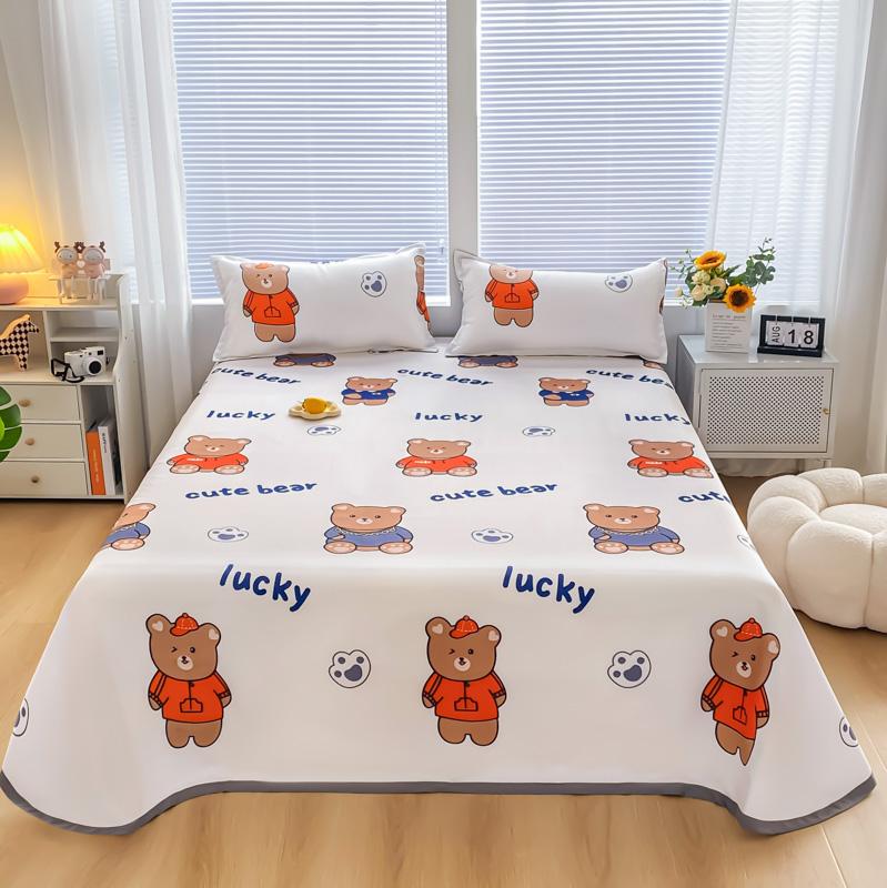 Охлаждающая плоская простыня с наволочкой, летние простыни, гладкое постельное белье, комплект постельного белья для дома, односпального размера или размера «queen-size», roupa de cama