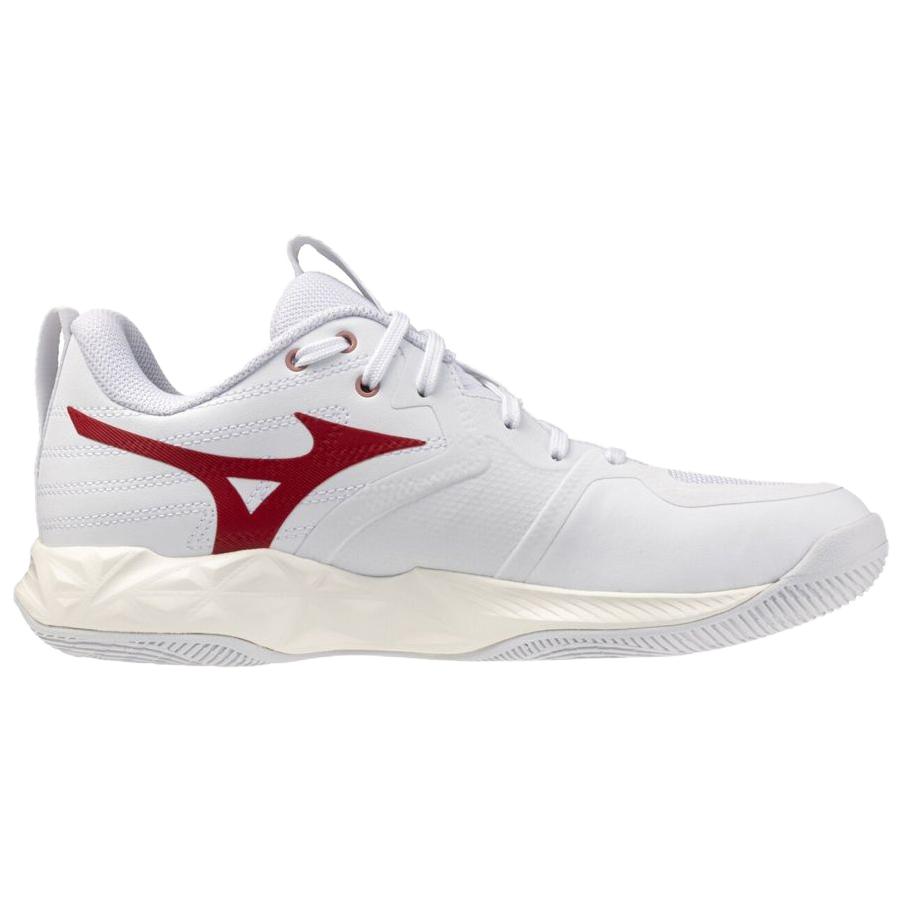 Mizuno Женские кроссовки Wave Momentum Pro Белый Красный V1GC254073