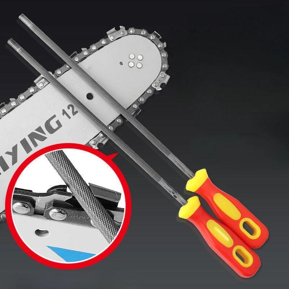 Grinding Chainsaw Round Files Polishing Saw Chain Files 4mm/4.8mm/5.5mm Sawing File Woodworking