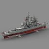 MOC Тикондерога - CG-72 USS Vella Gulf Строительные Блоки Американский Эсминец Тикондерога Кирпичи Модель Сборные Игрушки Подарки на День Рождения для Детей