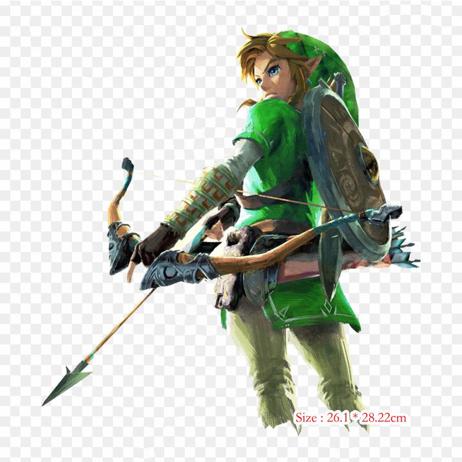 Breath Of The Wild Link The Legend Of Breath Of The Wi Iron On Heat Transfer Printing Vinyl Patches Sticker for Clothes DIY Appliques Washable Patches