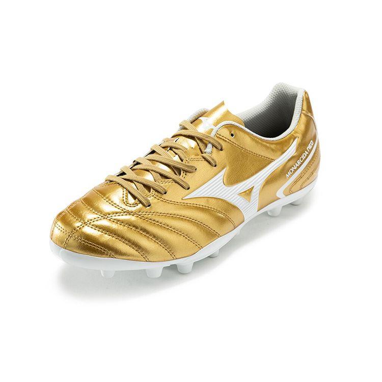 Mizuno Monarcida Neo II Круглый носок На шнуровке Низкий верх AG (Резиновые короткие шипы) Синтетическая кожа Нескользящие Прочные Дышащие Футбольные бутсы P1GA210650