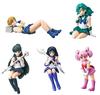 Pretty Guardian Sailor Moon The Warriors Who Flew Down To the Desk 2 All 5 Types Figures