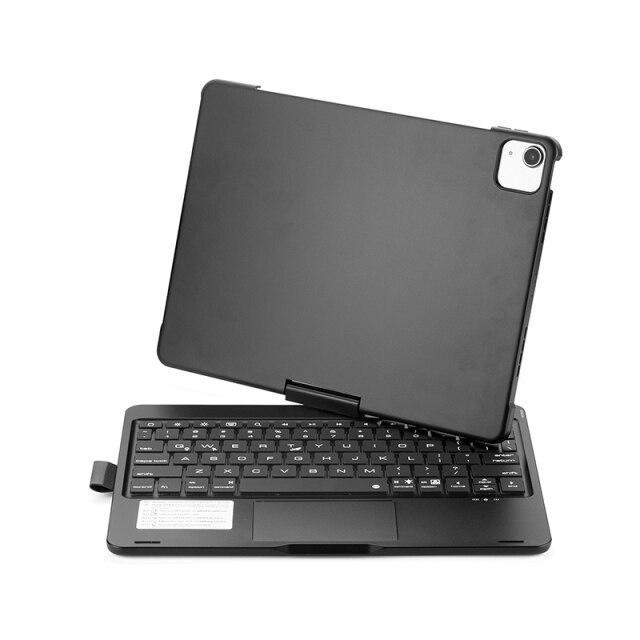 Чехол с сенсорной клавиатурой для Ipad Air 4, вращающийся чехол, Bluetooth-совместимая клавиатура для Ipad 10,9 дюйма, жесткий чехол