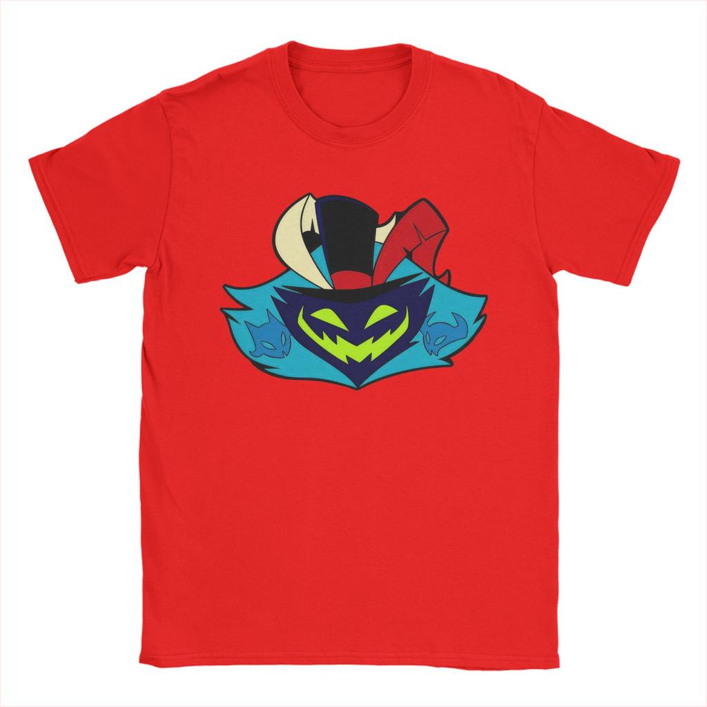 Футболки Asmodeus Hazbins Hotels для мужчин Хлопковые винтажные футболки Футболка с круглым вырезом Одежда с коротким рукавом Уникальная