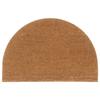 VidaXL Natural Semi-Circular Doormat 60x90cm Tufted Coconut Fiber 155564