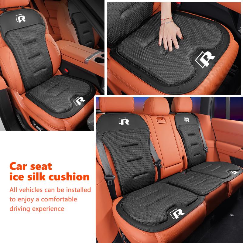For Volkswagen VW Car Seat Cushion Perforated Breathable Car Cushion Accessorie Golf Polo 4 5 6 Passat B5 B6 B7 CC Jetta Tiguan QR9