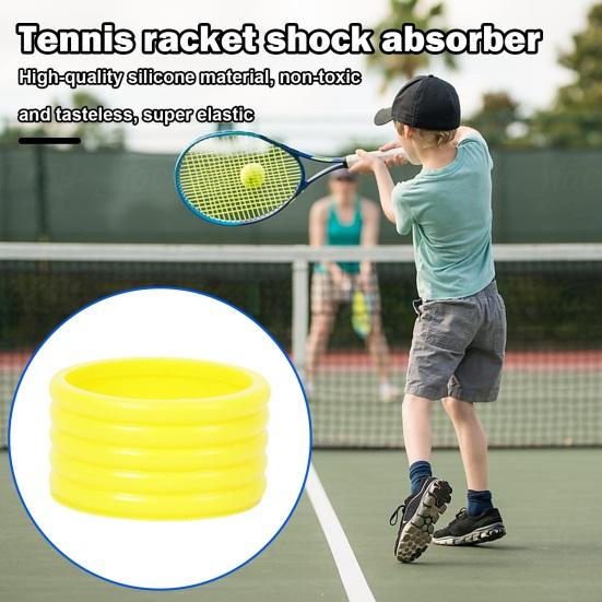 Racquet Sealing Rubber Ring Tennis Handle Grip Ring Wear Resistant Soft Elastic Reusable Colorful Racket Band