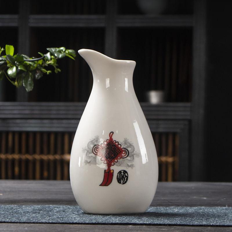 17 мл китайские духи, керамика, маленькая чашка, винтажный Baijiu, японский кухонный подарочный набор, 9 бутылок, посуда для напитков, рюмки с бамбуковым принтом
