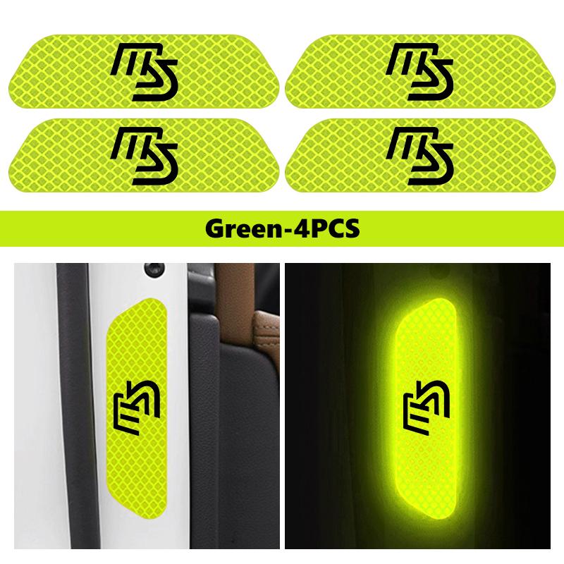 For Mazda Car Sticker Reflective Warning Safety Tape Scratch Warn Mark 3 6 CX3 CX-3 CX-5 CX5 CX8 CX 9 Axela ATENZA 2017-2019