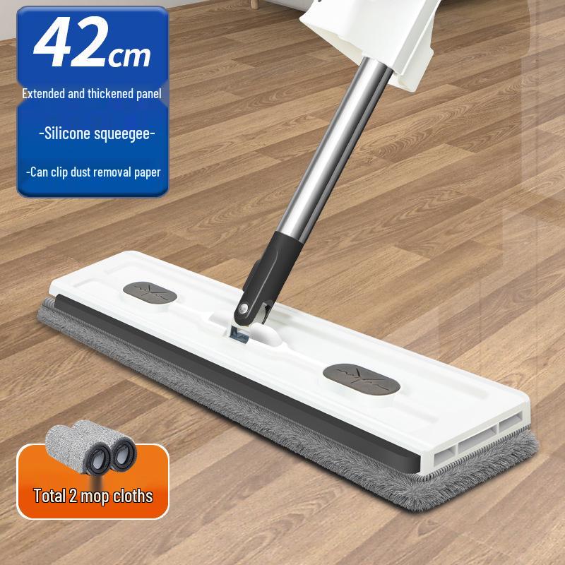 Двусторонняя швабра Jia Chuang с влажными/сухими волокнами, доступна в размерах 36 см, 40 см, 42 см и 45 см