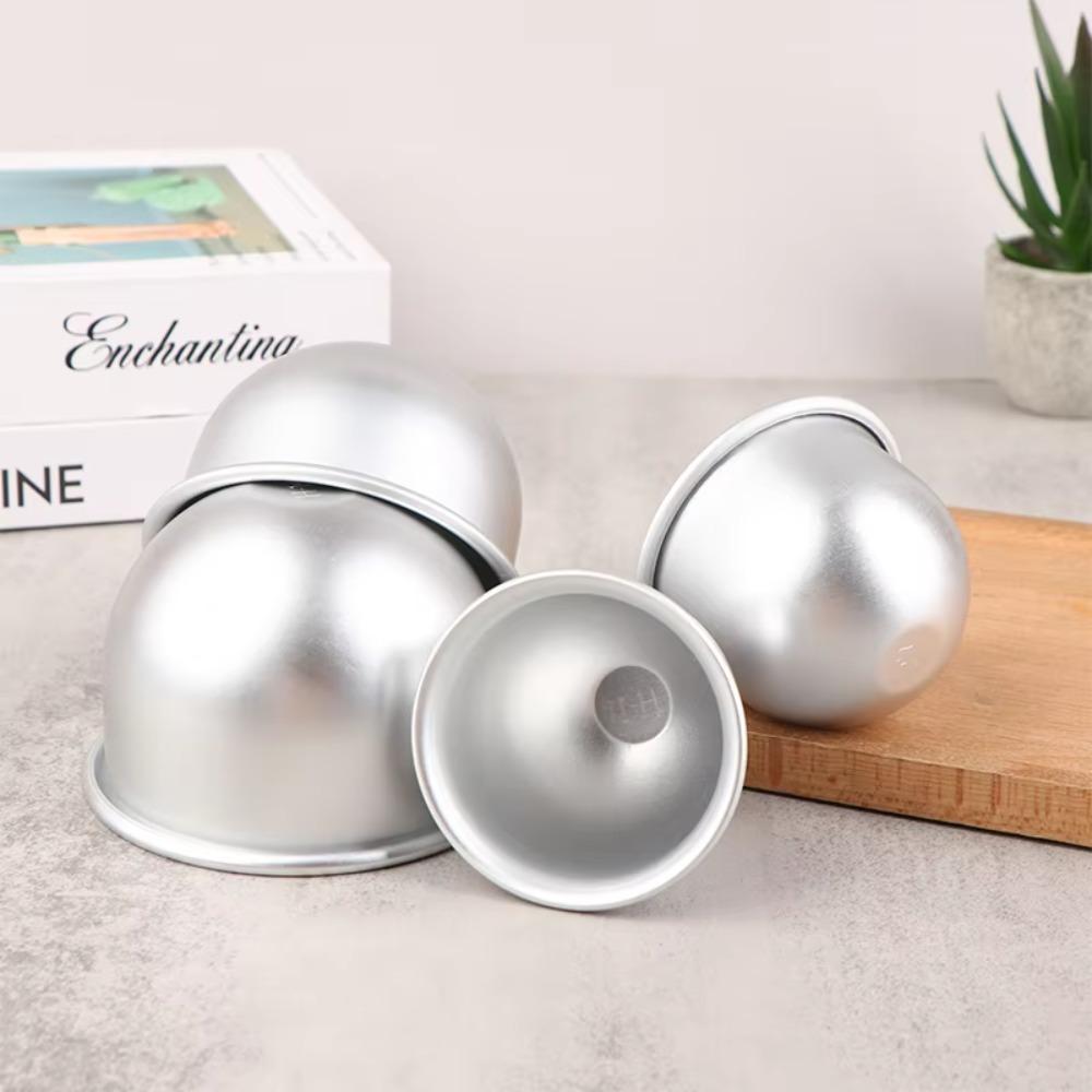 Aluminum Zinc Zinc Alloy Half Round Ball Cake Mold Semicircle Doll Dress Cake Mold Pudding