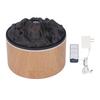 LED Light Diffuser Humidifier 330ml Dual Color Light 4 Timers Volcanic Flame Humidifier Diffuser