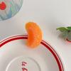 Милые имитированные оранжевые заколки для волос, креативные, с фруктами, боковые зажимы, простые, сладкие заколки, студенческие и детские мультяшные головные уборы
