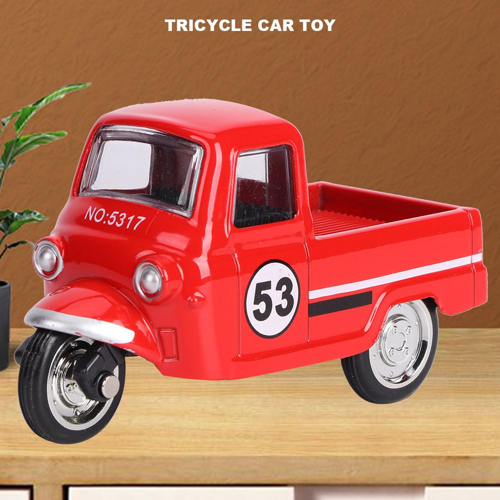 Сплав Трехколесный Велосипед Модель Автомобиля Высокая Симуляция Классический Детский Игрушка Инерционный Транспорт