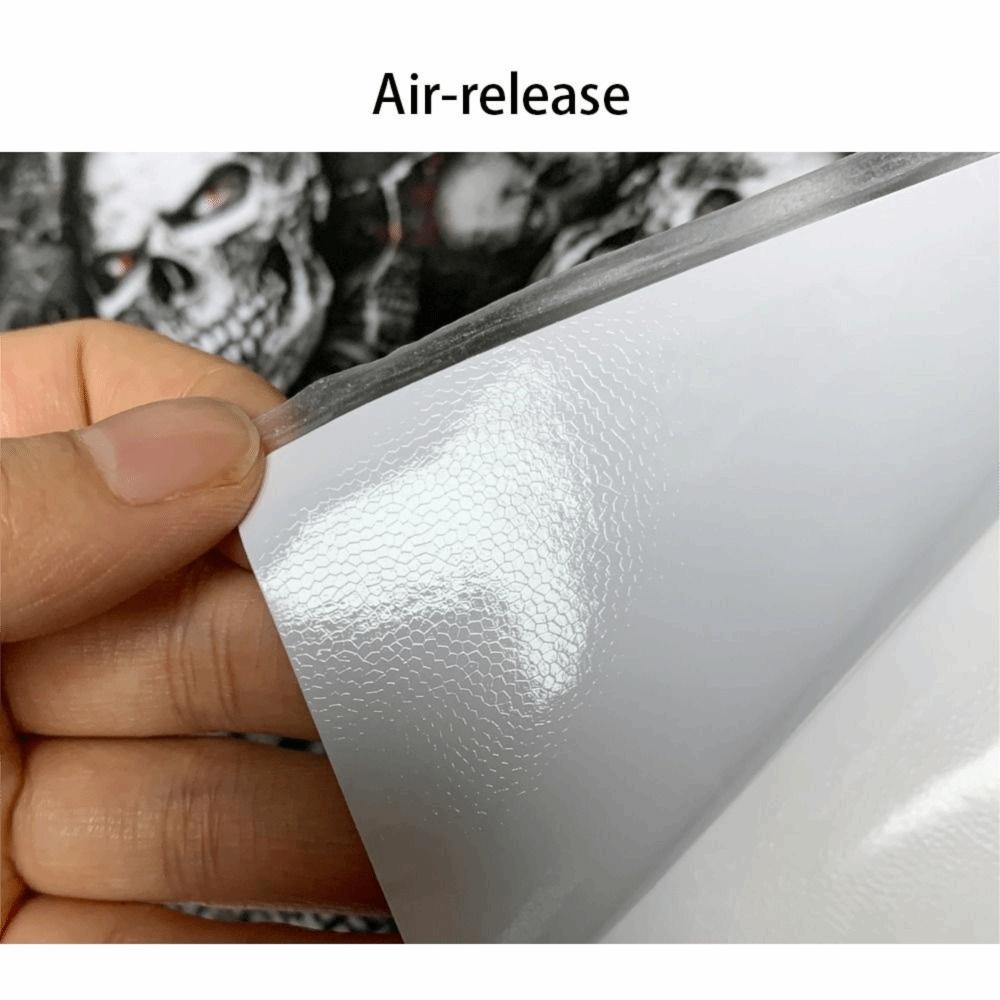 Self-Adhesive Car Stickers Wrap Vinyl Film Skull Car Interior Sticker For Car Motorcycle DIY