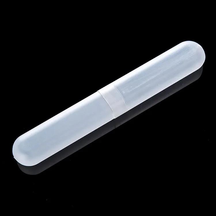 1 шт. Дорожный портативный держатель для зубной щетки Прозрачный контейнер для хранения Чехол Практичный контейнер Коробка для зубной щетки Органайзер Инструменты для ванной