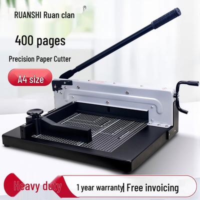 Ручной сабельный резак Ruan Shi R-P307 формата A4, для резки слоев толщиной до 40 мм, для тендерной документации и резки книг.