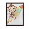 Monkey In Space Poster Monkey In Space Poster, 30X40 Cm, Gold Aluminum Frame, 230 Gsm Matte Paper