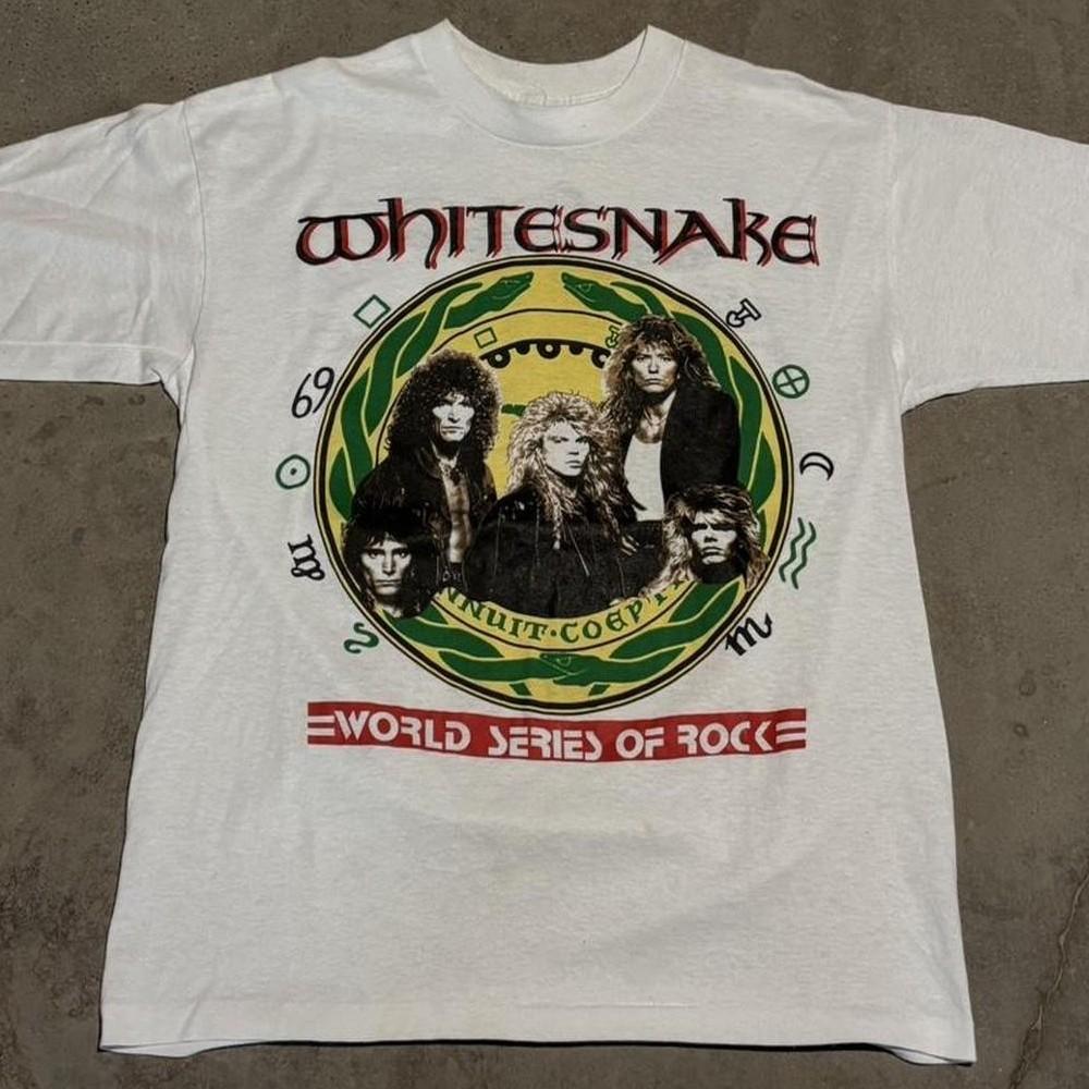 Горячий подарок Whitesnake 1990 года для фанатов Перепечатка Все размеры N05.138