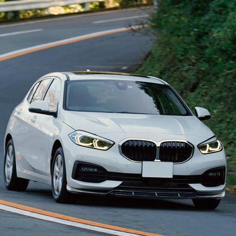2019 To Up For BMW 1 Series F40 MP Style Front Bumper Lip Splitter Spoiler Protector By ABS High Quality ABS Carbon Look