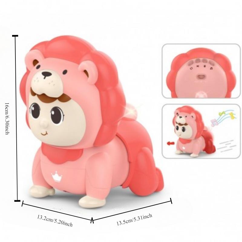 Музыкальная ползающая черепашка Игрушки для младенцев Игрушки для лежания на животе со светом и звуком Ранняя развивающая игрушка для младенцев Подарки на день рождения для мальчика девочки