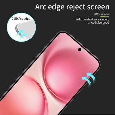 Защитная пленка для экрана vivo X200 5G MOFI 9H Полный клей Полное покрытие Высокоалюминиево-кремниевое стекло