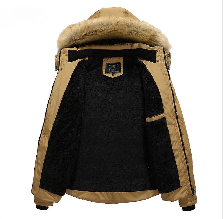 Теплая Зимняя Куртка Толстая Теплая Парка Флисовая Куртка с Капюшоном Куртка для Активного Отдыха Пеший Туризм Кемпинг Треккинг Лыжи