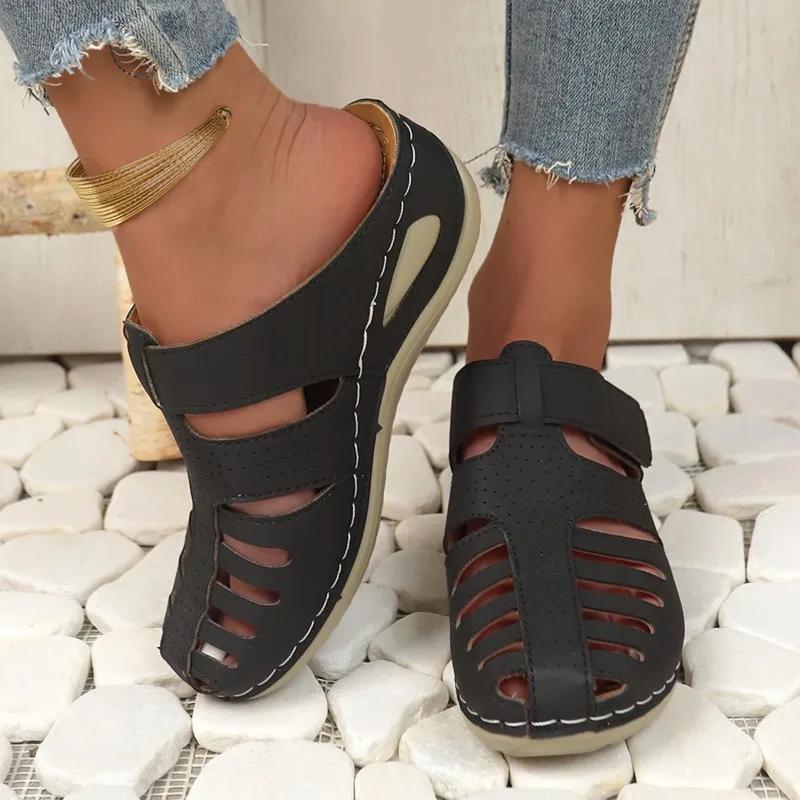 Women Bohemian Style Summer Shoes for Women Summer Sandals with Heels Gladiator Sandalias Mujer Elegant Wedges Shoes
