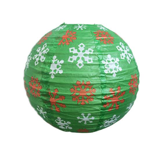 Рождественский бумажный фонарь Yousheng, разноцветная снежинка, снеговик, Санта-Клаус, олень, украшение, праздничный реквизит для рождественской домашней вечеринки
