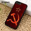 Krajews CCCP Soviet Union Russia Soft Phone Case Cover For IPhone 18 17 Air 16 15 14 plus 11 12 13 pro max coque Fundas