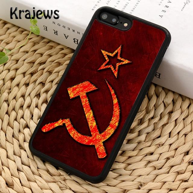 Krajews CCCP Soviet Union Russia Soft Phone Case Cover For IPhone 18 17 Air 16 15 14 plus 11 12 13 pro max coque Fundas