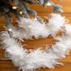 DIY 2Meter/lot 60g Turkey Feather Boa Plumas Dress Shawl Scarf for Halloween Wedding Carnival Party Feather Handicrafts Accessories