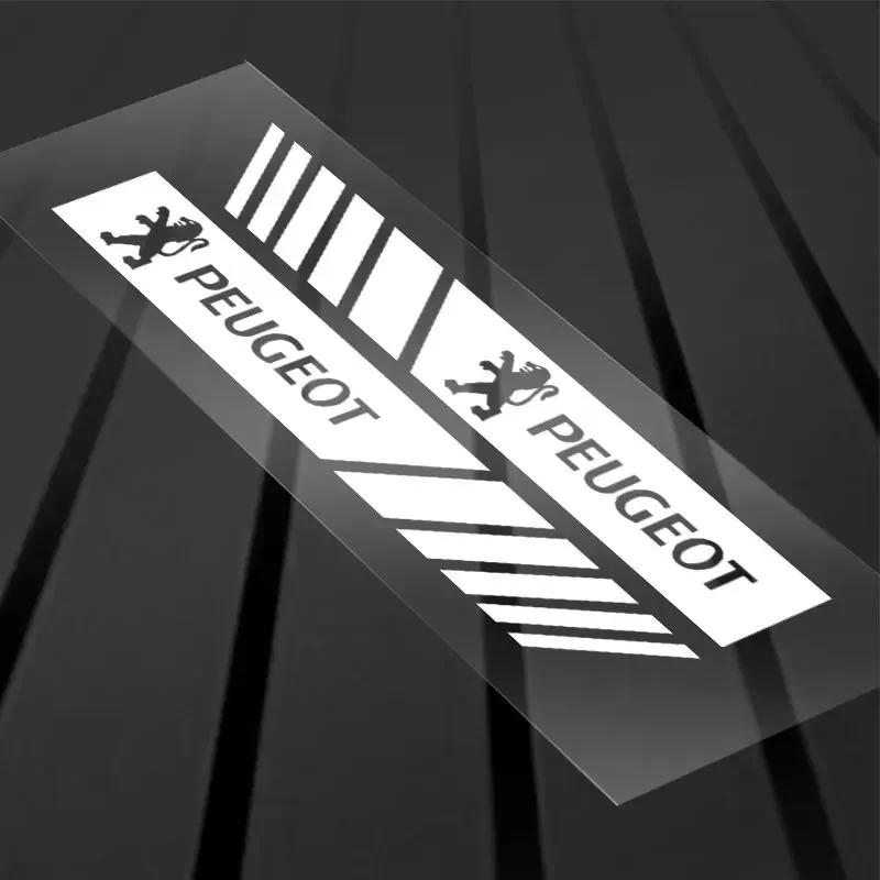 For Peugeot 2Pcs Car Styling Rearview Mirror Decal Stickers Car Styling for Peugeot 5008 4008 3008 207 308 408 307 508 GT Auto A