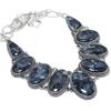 Larvikite Gemstone Handmade 925 Silver Jewelry Necklace 18" JCN484-410