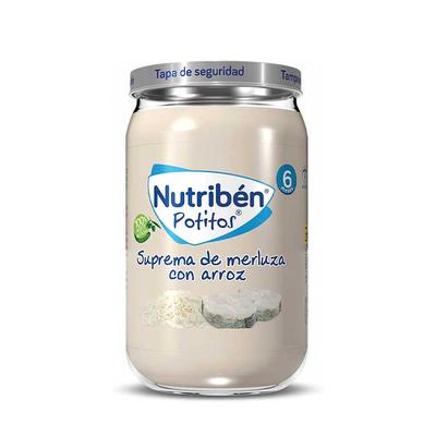 Nutriben Potito Suprema с хеком и рисом 235г