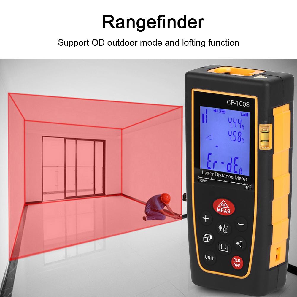 40m LCD Digital Handheld Infrared Instrument Laser Distance Measure Meter Rangefinder