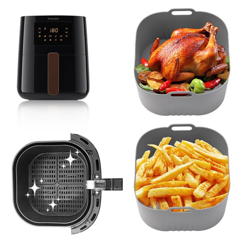 2 шт. Силиконовая форма для выпечки для аэрофритюрницы, модель Philips HD9252 HD9200 HD9255, подарок, аксессуары для дома и кухни, легко чистить